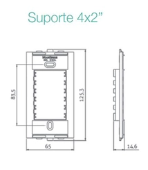 Conjunto Sleek Interruptor Simples + Paralelo 10A Branco 15815 - Margirius