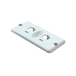 Tampa para Condulete PVC 2 RJ45 1 Branco - Masster