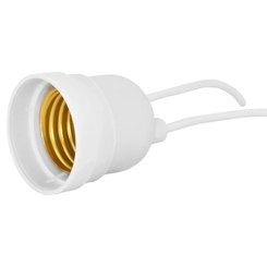 Soquete Pendente Com Rabicho Branco