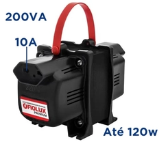 Auto Transformador 200VA 2P 10A 110/220V Premium - Fiolux