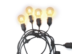 Varal Cordão Iluminado Com 8 Soquetes