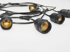 Varal Cordão Iluminado Com 8 Soquetes