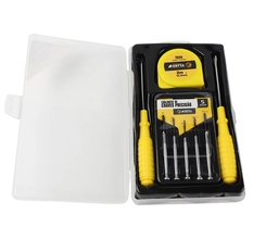 Kit Ferramentas 8 PCS Trena/Chave Fenda/Philips/Chave Precisão
