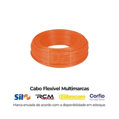 Cabo Flexível 0,75mm 750V Laranja - Carretel