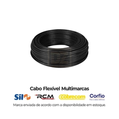 Cabo Flexível 0,75mm 750V Preto - Carretel