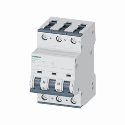 Disjuntor DIN Trifásico Curva-C 25A 5SY4325-7 - Siemens
