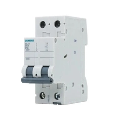 Disjuntor DIN Bifásico Curva-C 16A 5SL1216-7MB - Siemens