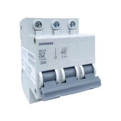 Disjuntor DIN Trifásico Curva-C 50A 5SJ1350-7MB - Siemens