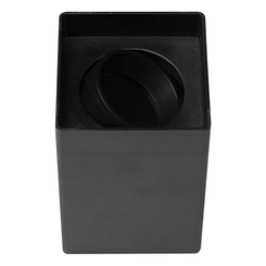 Spot Sobrepor Clean 1X GU10 MR16 Preto