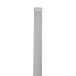 Perfil Embutir Marcenaria 17 X 9mm 2 Metros Branco Fosco