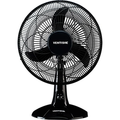 Ventilador Mesa 40cm 6 Pás 3 Velocidades Preto 220V Premium - Ventisol