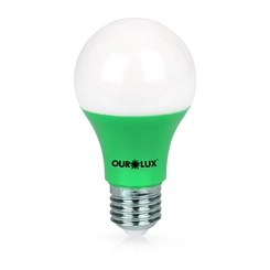 Lâmpada LED Bulbo 7W Verde Bivolt
