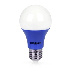 Lâmpada LED Bulbo 7W Azul Bivolt