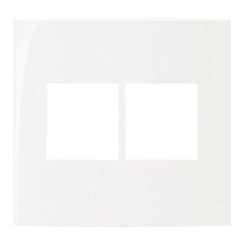 Placa Sleek 4x4 4 Postos Branco 16032 - Margirius