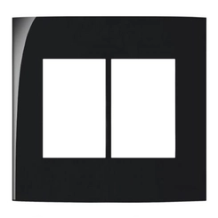Placa Sleek Ebony 4x4 6 Postos Horizontal 15908 - Margirius