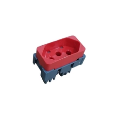 Módulo B3 Tomada 2P+T 10A Vermelho 19487 - Margirius