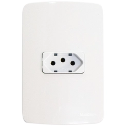 Conjunto B3 Tomada 2P+T 10A Branco 19481 - Margirius