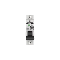 Disjuntor DIN Monofásico Curva C 25A 3kA 05121.7025.11 - Soprano