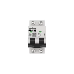 Disjuntor DIN Bifásico Curva-C 6A 3kA 05121.7006.21 - Soprano
