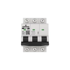 Disjuntor DIN Trifásico Curva-C 70A 3kA 05121.7070.31 - Soprano