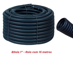 Eletroduto Corrugado 1 Rolo com 15 Metros