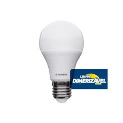 Lâmpada LED Bulbo 630 lm 9W 2700K 220V Dimerizável - Empalux