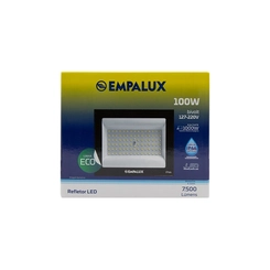 Projetor LED 100W 6500K Bivolt IP66 7500 Lúmens - Empalux