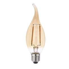 Lâmpada Led Vela Retro 220 Lm 2W 2400K 127V E-14 - Blumenau