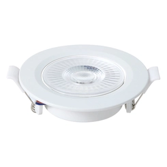 Painel LED Spot Embutir Redondo Dicroica Branco 6W 4100K Móvel