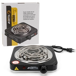 Fogão Elétrico Portátil 1 Boca 1000W 110V
