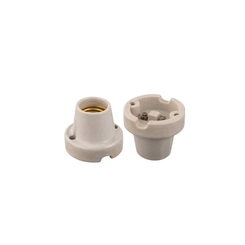 Soquete Porcelana E-27 Fixo De Teto