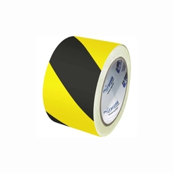Fita Zebrada Alerta Preto/Amarelo 200m
