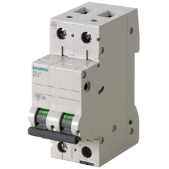 Disjuntor DIN Bifásico Curva-C 4A 5SL3204-7MB - Siemens