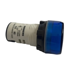 Botão 3SB6 Sinaleiro LED 220V Azul 3SB6216-6AA50-1AA0 - Siemens
