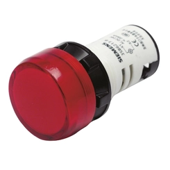Botão 3SB6 Sinaleiro LED 24V Vermelho 3SB6213-6AA20-1AA0 - Siemens
