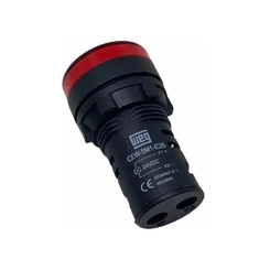 Sinaleiro 22mm 7 LEDs 24VCC Vermelho CEW-SM1-E26 10046540 - WEG