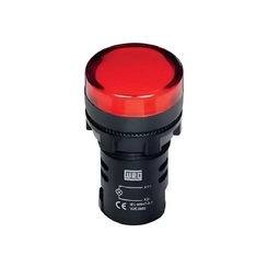 Sinaleiro 22mm 7 LEDs 24VCC Vermelho CEW-SM1-E26 10046540 - WEG