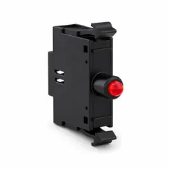 Bloco de Contato Soquete com LED Vermelho 24VCC CSW-BIDLF-1E26 12640038 - WEG