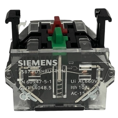 Botão 3SB7 Bloco de Contato 1NF+1NA 3SB7400-1AB10-1DA0 - Siemens