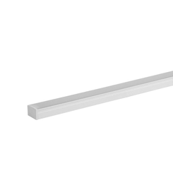 Perfil Embutir Marcenaria 17 X 9mm 3 Metros Branco Fosco