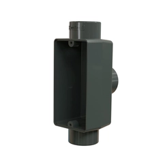 Condulete Pvc Cinza Sem Rosca Tb 1 Sem Tampa Tbcsr - 20 Wetzel