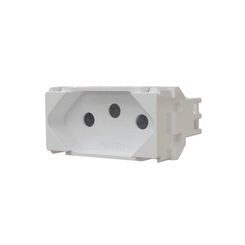 Industrie Tomada 2P+T 10A 250V Branco Wetzel